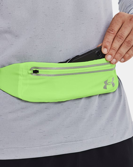 UA Flex Speedpocket Run Belt in Green image number 4